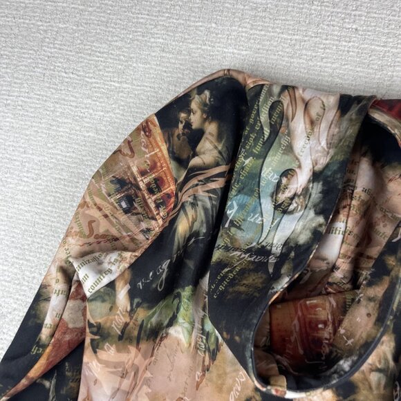 Jaded London Women's Renaissance AOP Y2K Hoodie Sweatshirt Sz 4 US, 36 EU - Picture 13 of 16